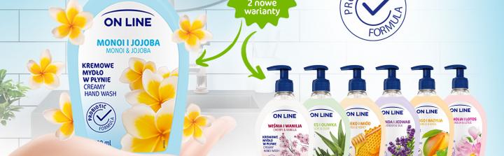 On Line - probiotyczna seria mydeł po relaunchu